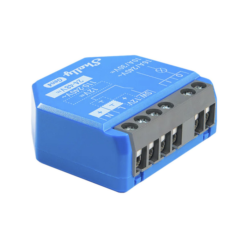 rele' shelly 1 gen4 1 gen4 smart switch wireless blu [3800238070687]