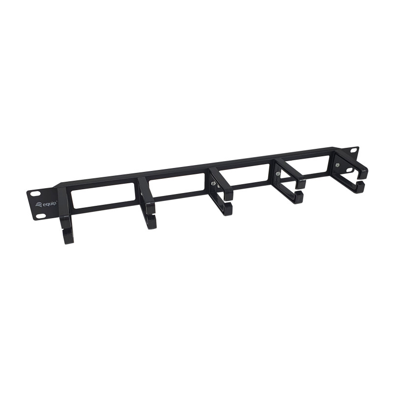 pannello di gestione cavi equip 327315 su rack 19'' 1u nero