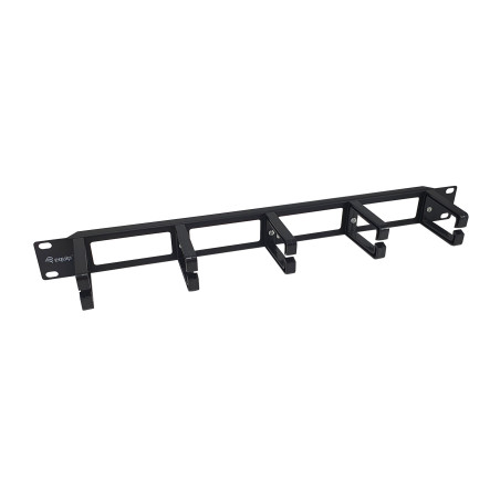 pannello di gestione cavi equip 327315 su rack 19'' 1u nero