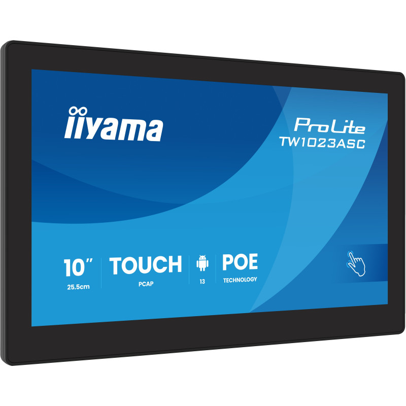 monitor led 10'' iiyama prolite touchscreen wxga 1280x800p/25ms/nero