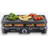 griglia per raclette severin rg 9670 8 teglie 8pesrone 1400w nero