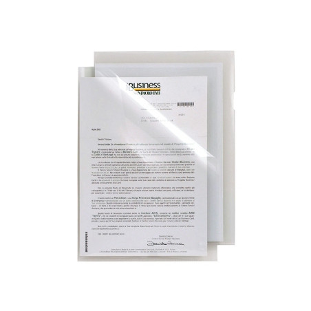 Cartellina ad l sei rota 25 pz. 21x29,7 poli 150 liscio [662318]