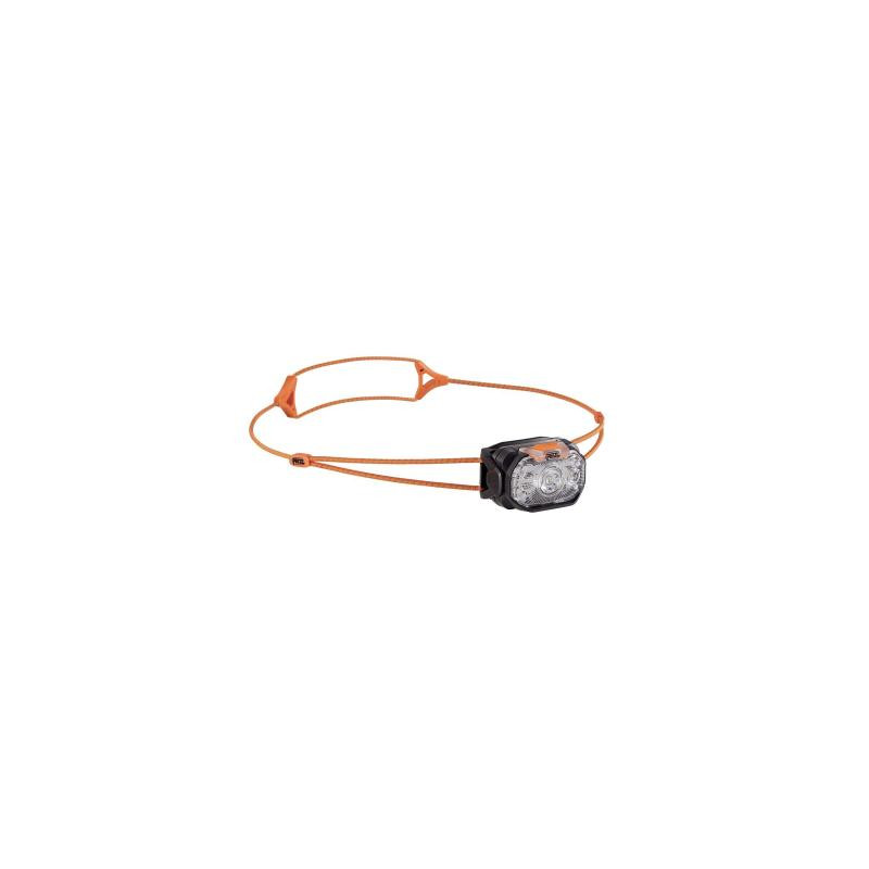 lampada frontale petzl swift lt 380 a led lm fino a 70m ipx4 nero/arancione
