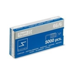 Punti cucitrice rapid 5000 punti 66/6 zincati 106 [24867800]