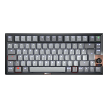 tastiera cherry kw 300w mx qwerty cablato 1.8m nero/grigio [g80-3961hhagb-2]