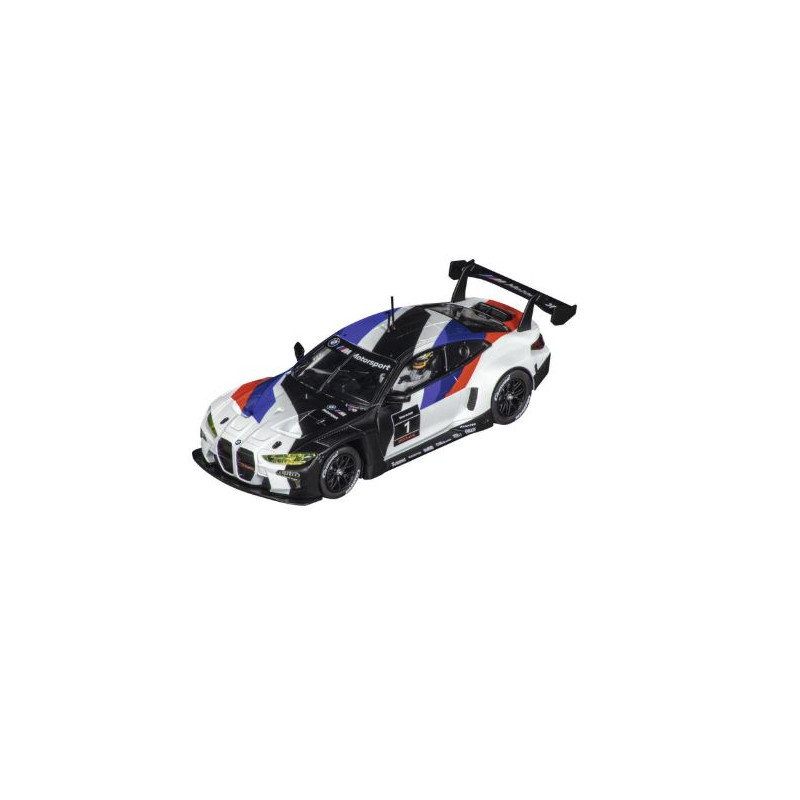 modellino carrera hybrid bmw m4 gt3 bmw m motorsport no.1 1:50 multicolore