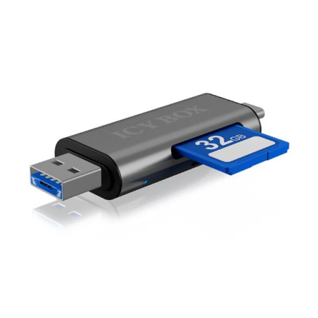 lettore di schede esterno icybox ib-cr200-c con connettori