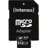 512gb scheda microsdxc intenso c10 uhs-i v30 + adattatore nero