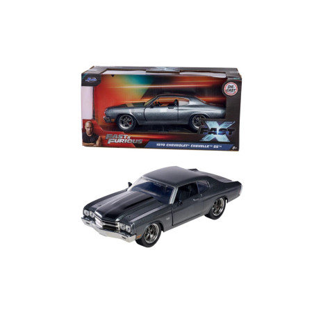 modellino jada fast furious 1970 chevrolet 1:24 grigio metallizzato