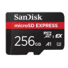 256gb scheda di memoria sandisk microsdxc nero rosso [sdsqxfn-256g-gn4nn]