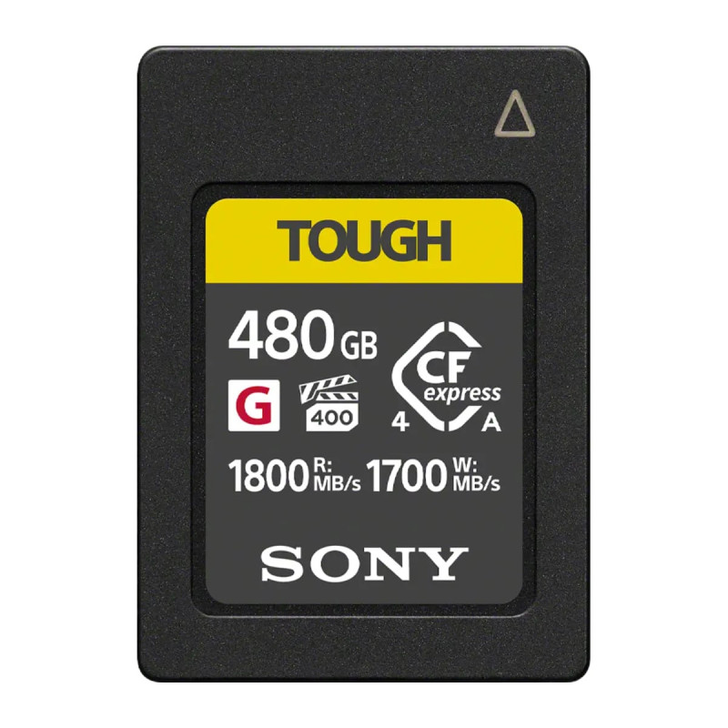480gb scheda di memoria sony cfexpress nero giallo [ceag480t]