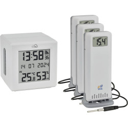 termometro digitale tfa dostmann con 3 trasmettitori id-a3 wireless