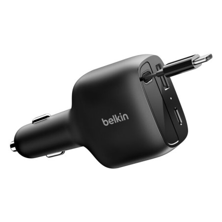 caricabatterie da auto belkin boostcharge 75w usb-c nero [ccc001hqbk]