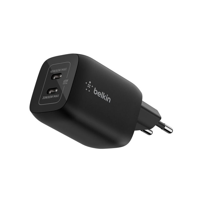caricatore belkin gaming usb-c 65w nero [ena007kqbk]