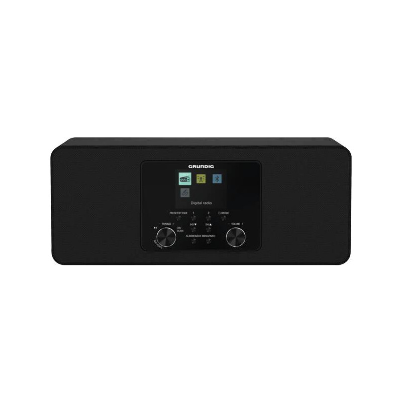 radio digitale grundig dtr 4600 portatile 2.0 dab dab+ fm 18w nero