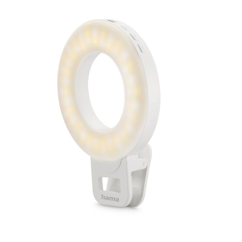 lampada ad anello a led hama to go ricaricabile 3 modi fino a 5600k