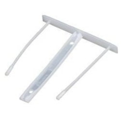 Fermafogli fellowes 100 pz. fastner in plastica e200 passo 80 [e200]