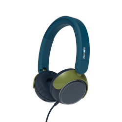 cuffie philips cablato a padiglione per musica e chiamate blu verde