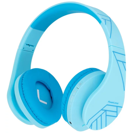 cuffie per bambini powerlocus pwl-p2kids-blue wireless bluetooth