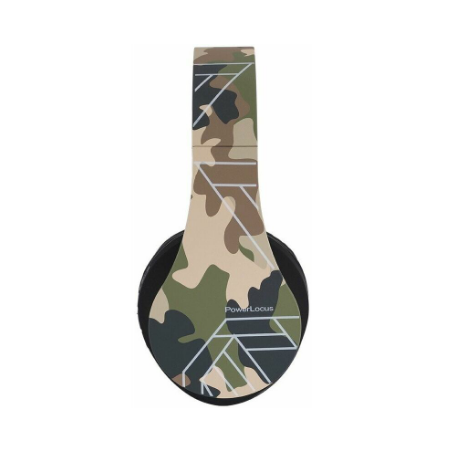 cuffie per bambini powerlocus p2 kids 3.5mm wireless mimetiche [pwl-p2kids-camo]