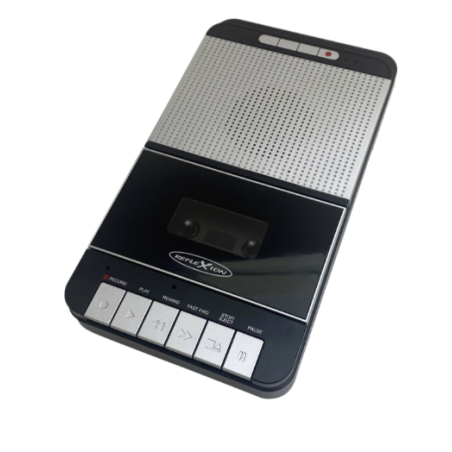lettore di cassette mp3 reflexion portatile nero [ccr8018]