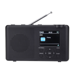 radio reflexion tra23dab dab+/dab/fm antracite/grigio [tra23dabant]
