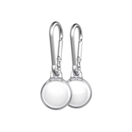 custodie per portachiavi tech21 t21-9273 apple airtag trasparente