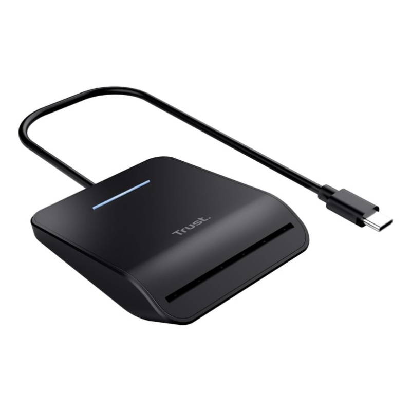 lettore smart card trust primo usb-c dni nero [26061]