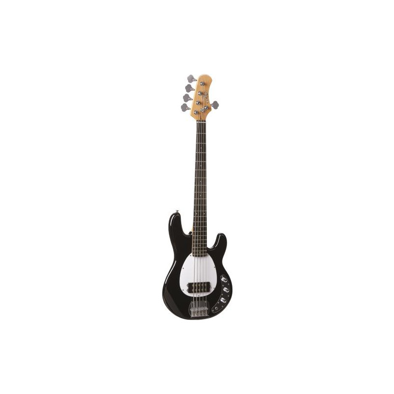 chitarra elettrica eko mm-305 basso 5 corde nero