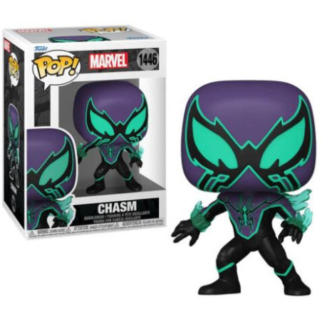 figurina funko pop! marvel spider man no.1446 chasm 11.4cm multicolore