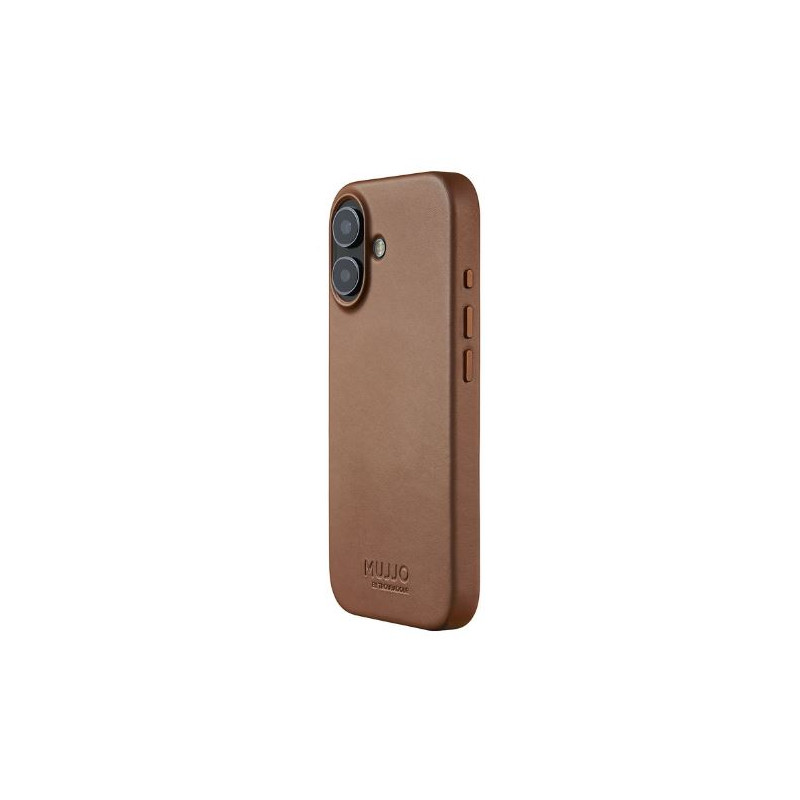 custodia mujjo per iphone 17 marrone chiaro [mujjo-cl-060-tn]