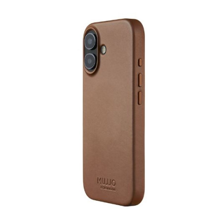 custodia mujjo per iphone 17 marrone chiaro [mujjo-cl-060-tn]