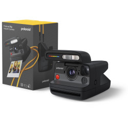 fotocamera istantanea polaroid flip analogica 79x79mm nero [9120096778155]
