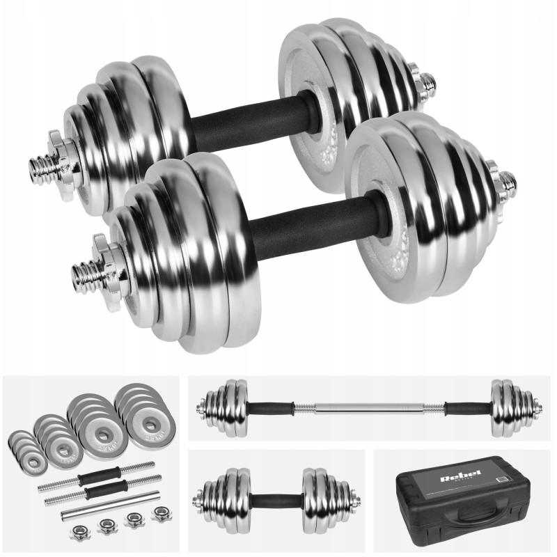 manubri rebel active in ghisa cromati regolabili custodia per il