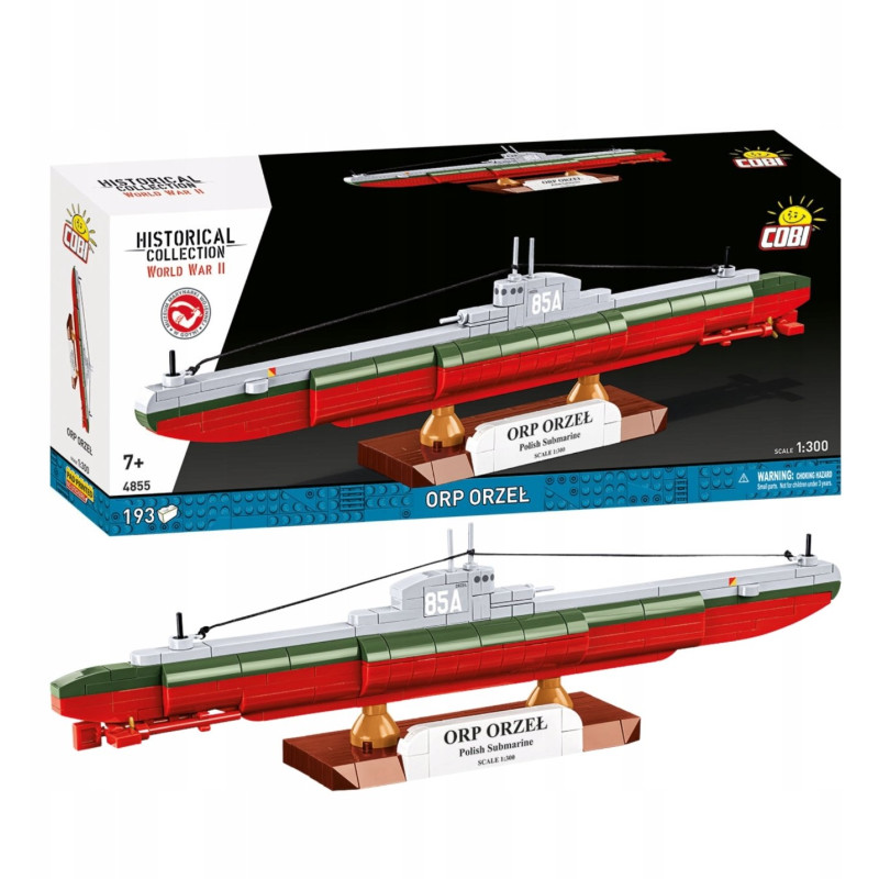 modellino cobi blocks word war ii orp orzel 1:300 multicolore 193pz