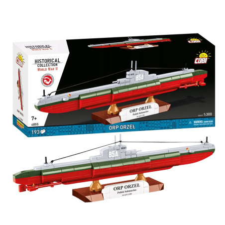 modellino cobi blocks word war ii orp orzel 1:300 multicolore 193pz