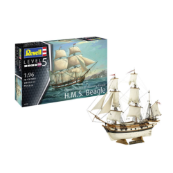 modellismo revell 05458 barque h.m.s beagle darwin's historical