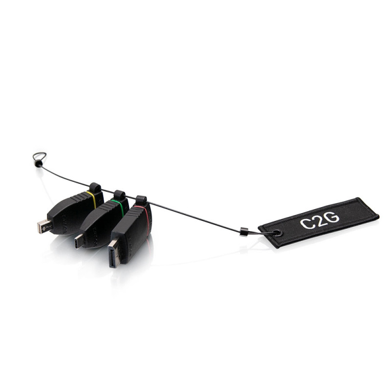 kit adattatori hdmi c2g 29878 per video e audio nero [29878]