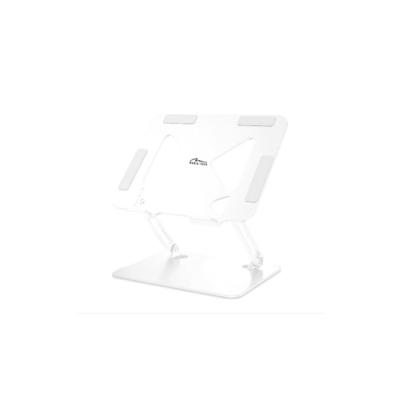 supporto per notebook media-tech 10-17'' bianco [mt2661w]