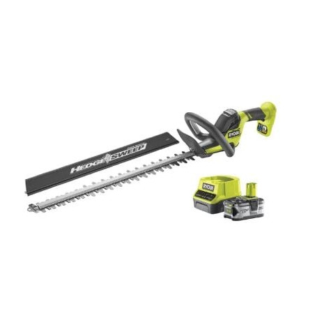 tagliasiepi a batteria ryobi one+ ry18ht55a-140 18v verde nero