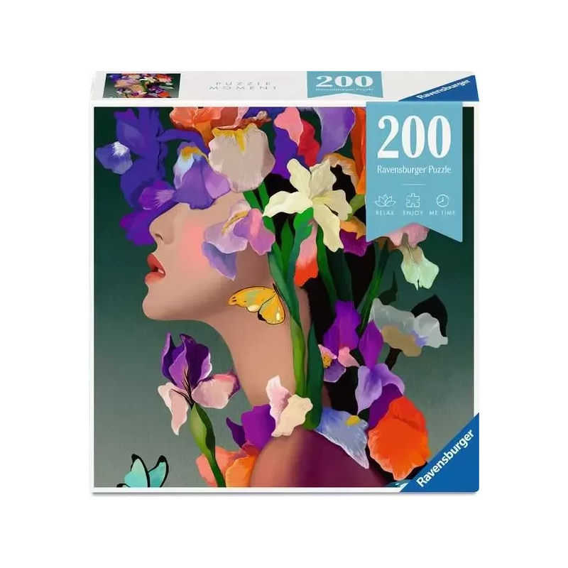 puzzle ravensburger puzzle moments iris multicolore 200pz [12001781]