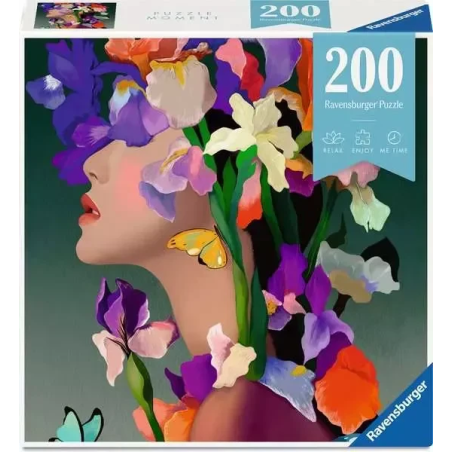 puzzle ravensburger puzzle moments iris multicolore 200pz [12001781]
