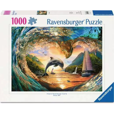 puzzle ravensburger salto nel tramonto 1000pz [12001711]