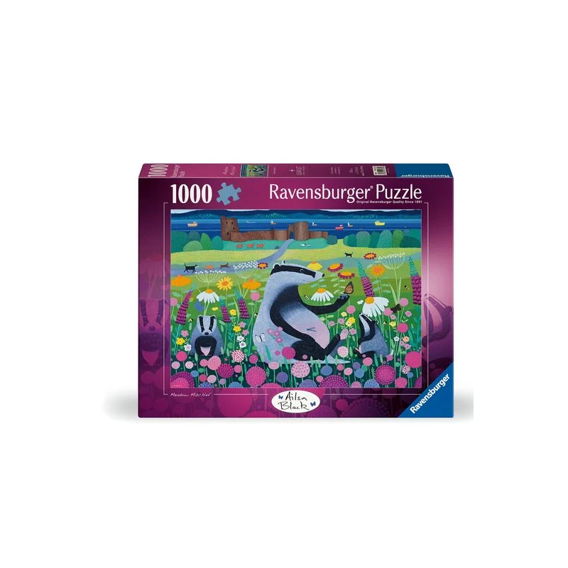 puzzle ravensburger amici del prato multicolore 1000pz [12001753]