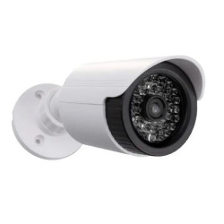 telecamera tubolare cee ir1800 w led ir abs bianco [moceekamoir180w]