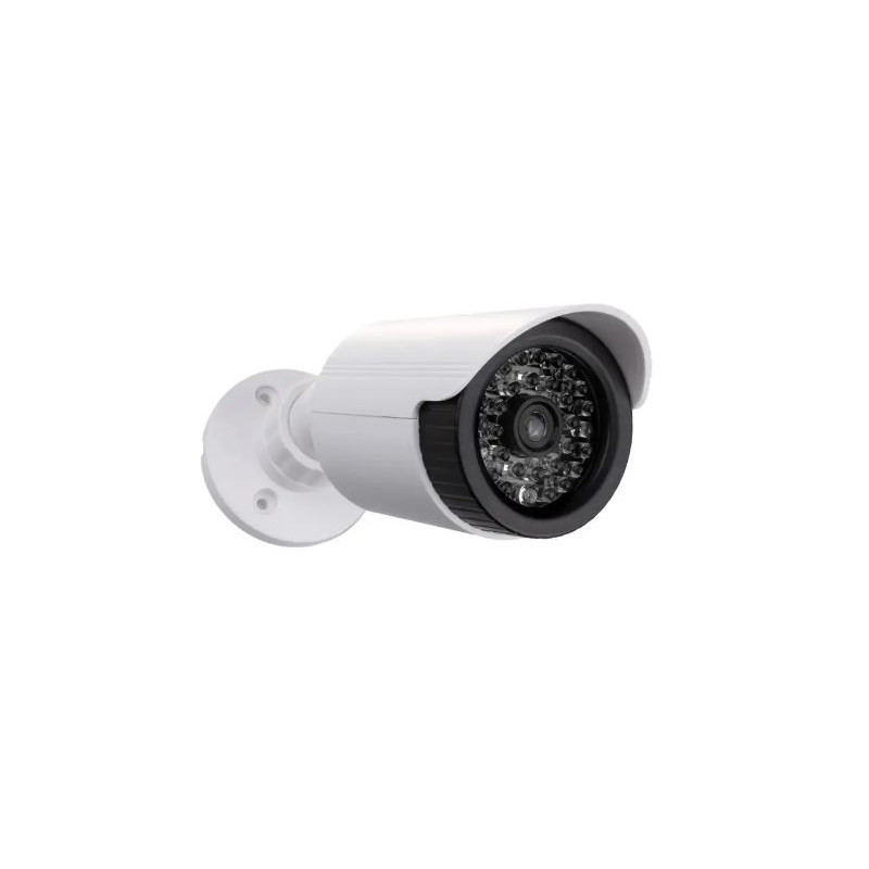 telecamera tubolare cee ir1800 w led ir abs bianco [moceekamoir180w]