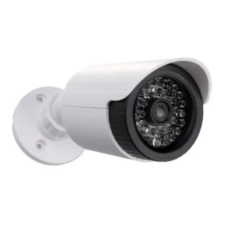 telecamera tubolare cee ir1800 w led ir abs bianco [moceekamoir180w]
