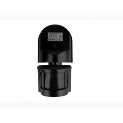 rilevatore di movimento maclean mce25 b/b da parete 1200w nero [momclsnmmce25bb]