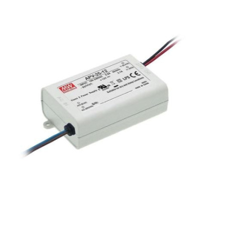 alimentatore led meanwell 25w uscita 12 v neutro [32476]
