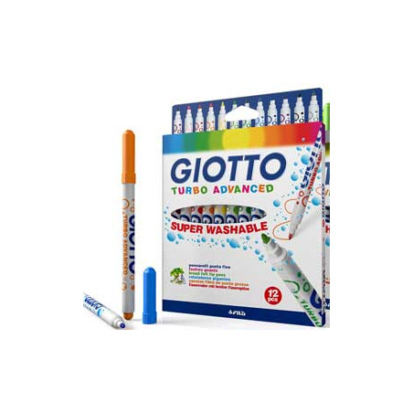Astuccio 12 pennarelli giotto turbo advanced [426000]